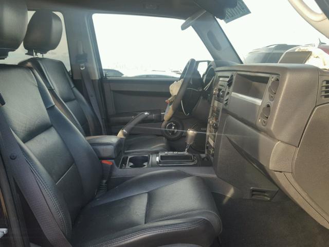 1J8HG48K69C542073 - 2009 JEEP COMMANDER BLACK photo 5