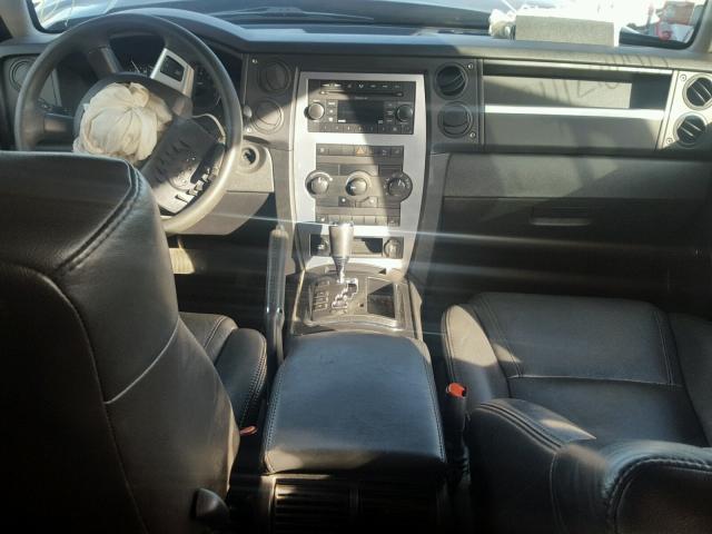 1J8HG48K69C542073 - 2009 JEEP COMMANDER BLACK photo 9