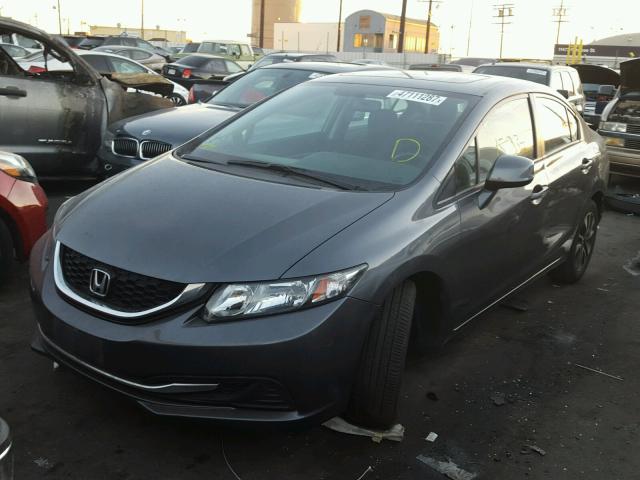 19XFB2F85DE250621 - 2013 HONDA CIVIC EX CHARCOAL photo 2