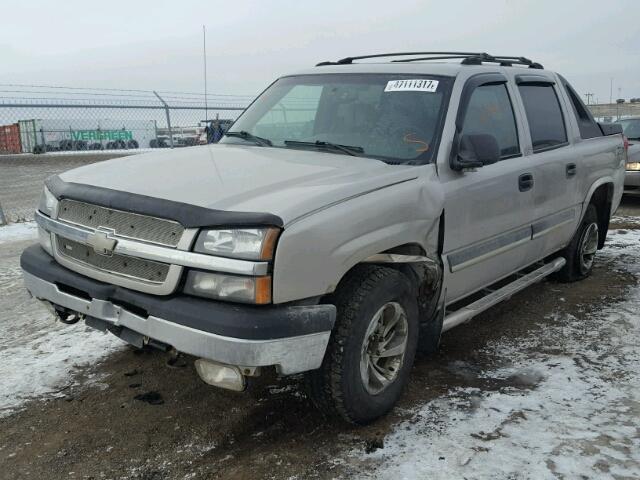 3GNEK12T44G332089 - 2004 CHEVROLET AVALANCHE SILVER photo 2