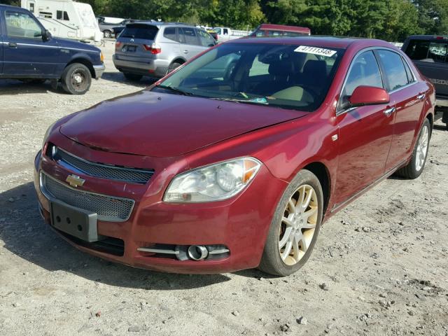 1G1ZK57748F220602 - 2008 CHEVROLET MALIBU LTZ 勃艮第红 照片 2