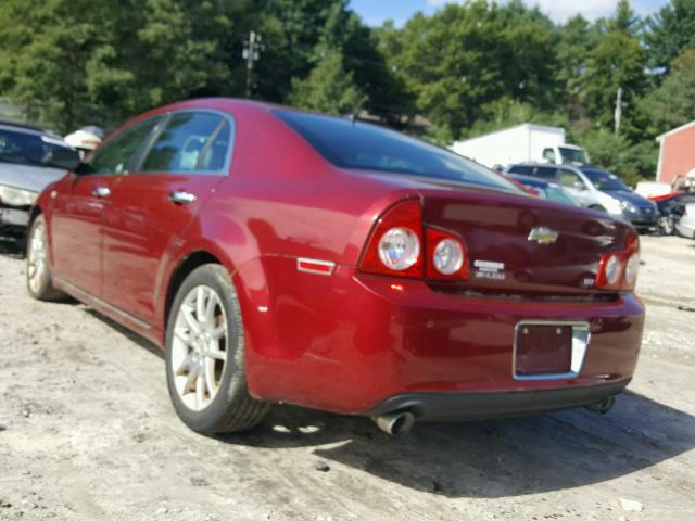 1G1ZK57748F220602 - 2008 CHEVROLET MALIBU LTZ 勃艮第红 照片 3