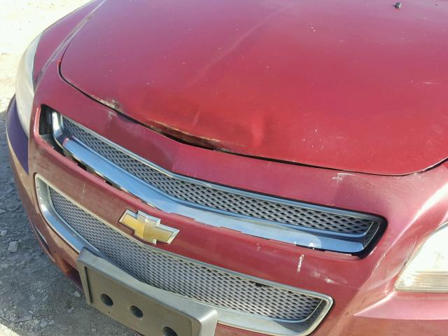 1G1ZK57748F220602 - 2008 CHEVROLET MALIBU LTZ 勃艮第红 照片 9