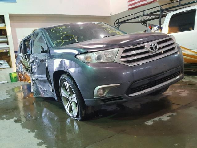 5TDDK3EH5CS148996 - 2012 TOYOTA HIGHLANDER GRAY photo 1