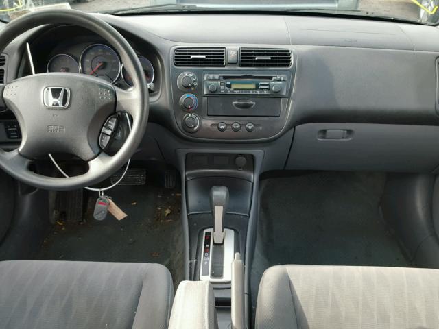 2HGES16575H533234 - 2005 HONDA CIVIC LX SILVER photo 9