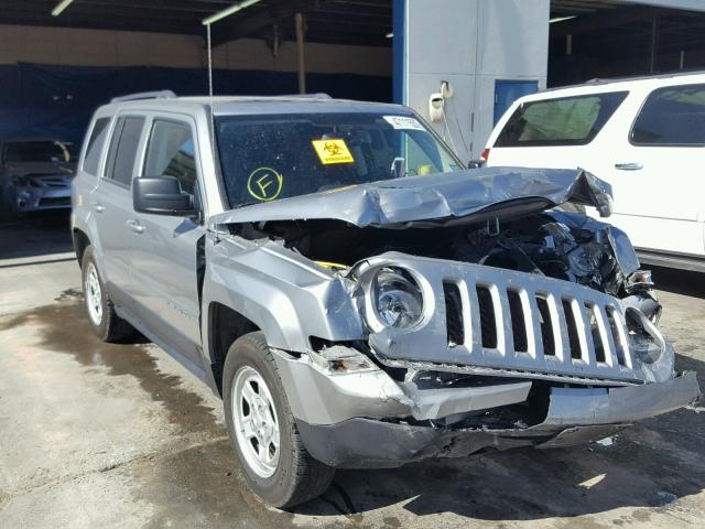 1C4NJPBB6HD103423 - 2017 JEEP PATRIOT SP GRAY photo 1