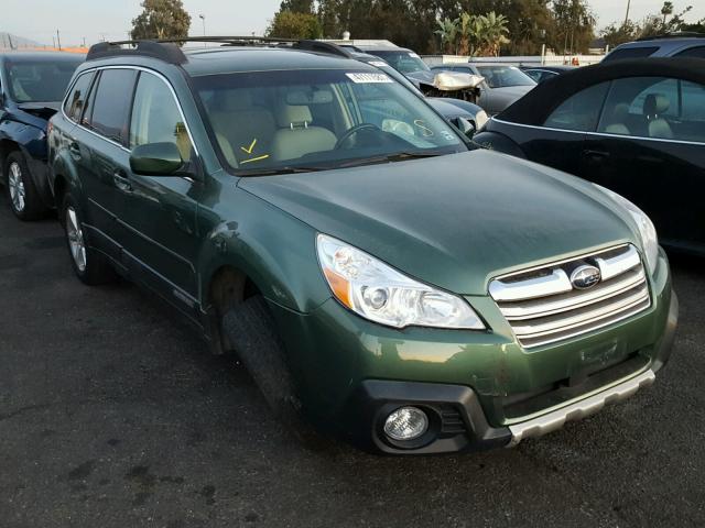 4S4BRBKC4D3222767 - 2013 SUBARU OUTBACK 2. GREEN photo 1