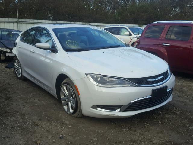 1C3CCCAB4FN606083 - 2015 CHRYSLER 200 LIMITE WHITE photo 1