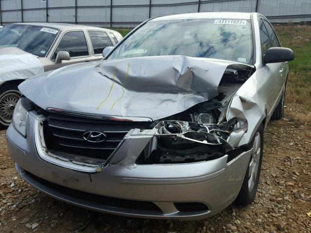 5NPET46C29H536616 - 2009 HYUNDAI SONATA GLS SILVER photo 7