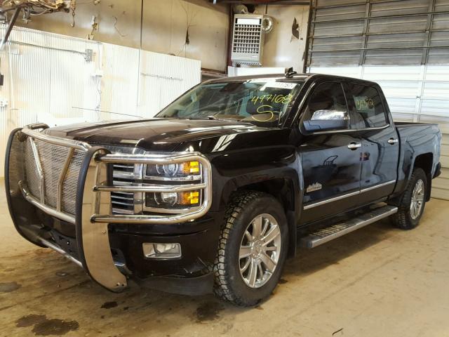 3GCUKTEC4FG497168 - 2015 CHEVROLET SILVERADO BLACK photo 2