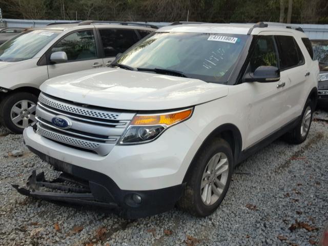 1FMHK8D84CGA73147 - 2012 FORD EXPLORER X WHITE photo 2