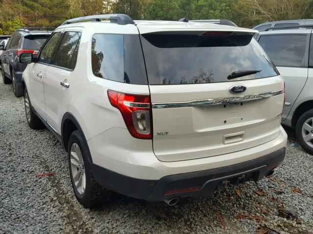 1FMHK8D84CGA73147 - 2012 FORD EXPLORER X WHITE photo 3