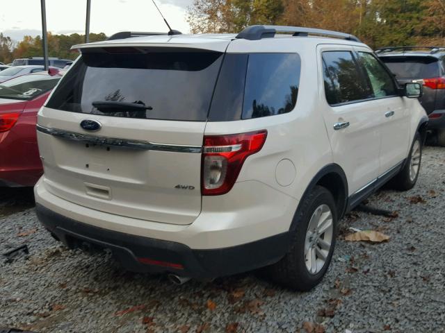 1FMHK8D84CGA73147 - 2012 FORD EXPLORER X WHITE photo 4