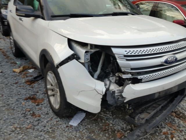 1FMHK8D84CGA73147 - 2012 FORD EXPLORER X WHITE photo 9