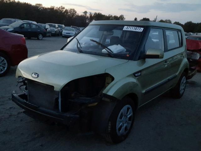 KNDJT2A58C7471357 - 2012 KIA SOUL GREEN photo 2