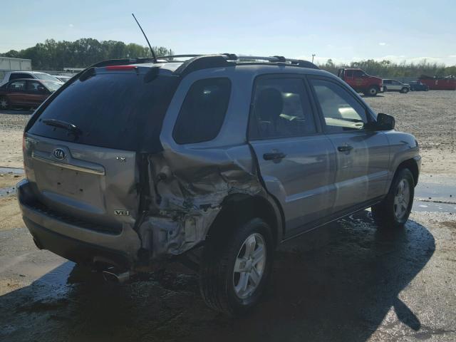 KNDJF723497612306 - 2009 KIA SPORTAGE L GRAY photo 4