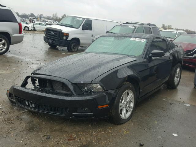 1ZVBP8AM9E5269478 - 2014 FORD MUSTANG BLACK photo 2