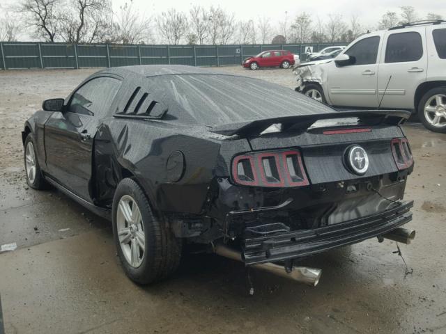 1ZVBP8AM9E5269478 - 2014 FORD MUSTANG BLACK photo 3