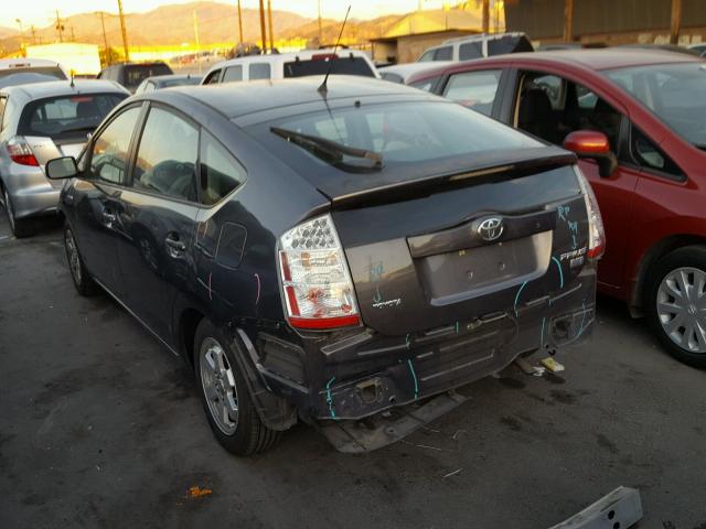 JTDKB20U973241923 - 2007 TOYOTA PRIUS CHARCOAL photo 3