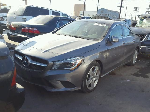 WDDSJ4EB0FN163689 - 2015 MERCEDES-BENZ CLA 250 GRAY photo 2