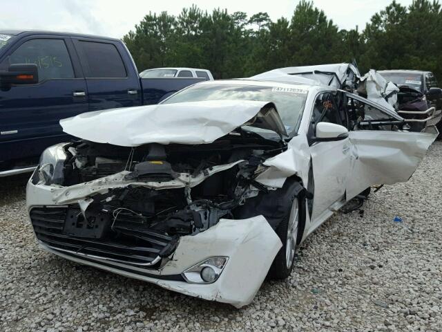 4T1BK1EB0DU040897 - 2013 TOYOTA AVALON BAS WHITE photo 2