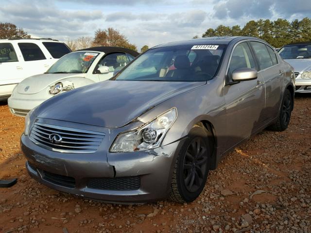 JNKBV61E78M203705 - 2008 INFINITI G35 GRAY photo 2