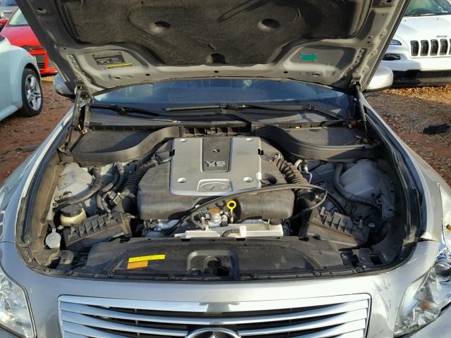 JNKBV61E78M203705 - 2008 INFINITI G35 GRAY photo 7