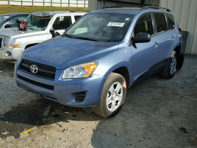 2T3ZF4DV0AW017347 - 2010 TOYOTA RAV4 BLUE photo 2