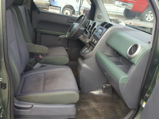 5J6YH28675L019323 - 2005 HONDA ELEMENT EX GREEN photo 5