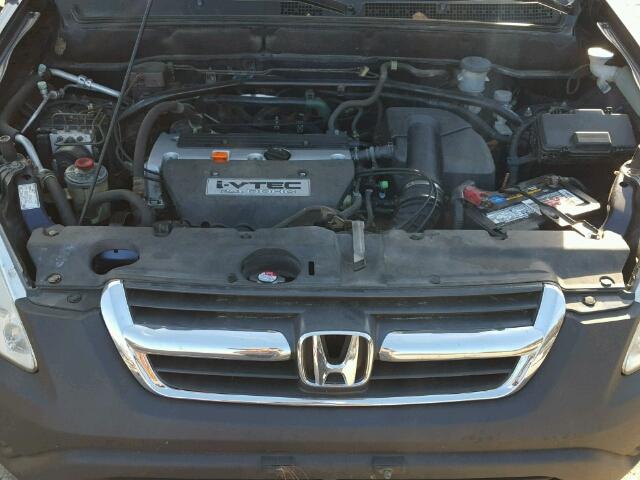 JHLRD77894C028242 - 2004 HONDA CR-V EX ლურჯი ფოტო 7