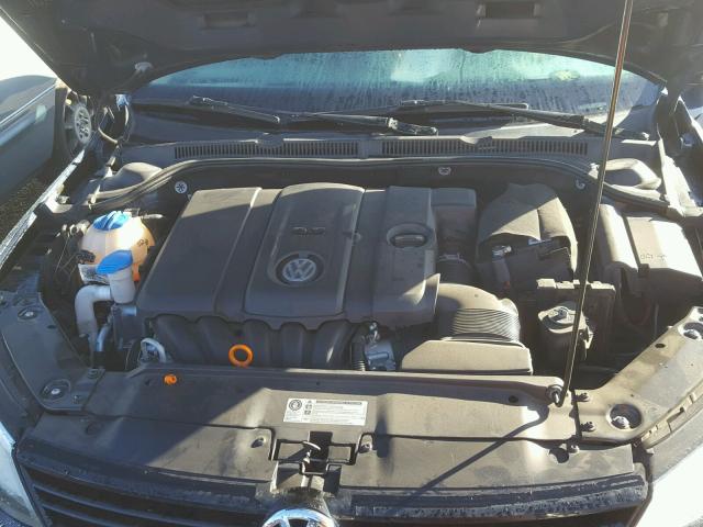 3VWDZ7AJ6BM076570 - 2011 VOLKSWAGEN JETTA SE 蓝色 照片 7