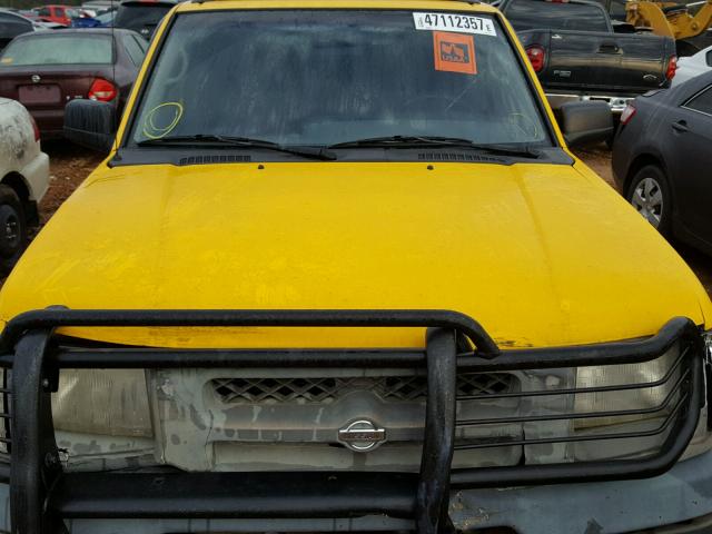 5N1ED28YX1C531167 - 2001 NISSAN XTERRA XE YELLOW photo 7