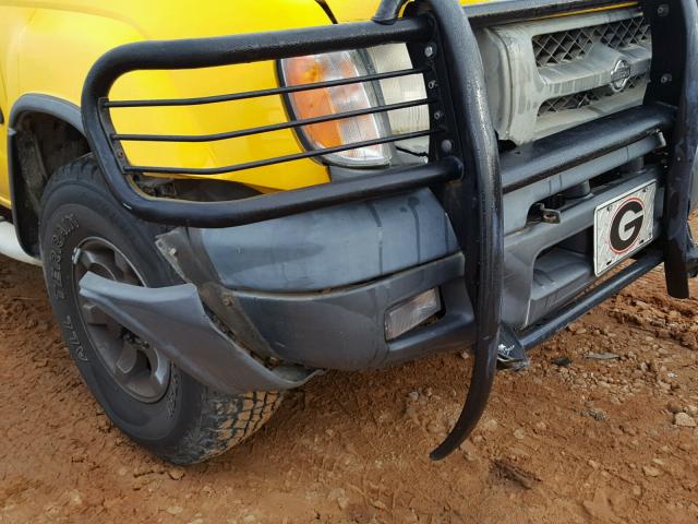 5N1ED28YX1C531167 - 2001 NISSAN XTERRA XE YELLOW photo 9