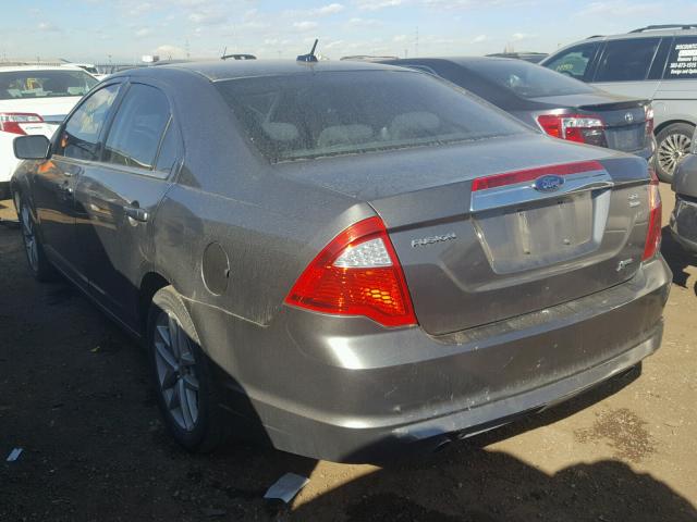 3FAHP0CG9AR278829 - 2010 FORD FUSION SEL WHITE photo 3