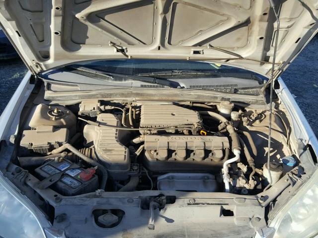 1HGEM21545L058636 - 2005 HONDA CIVIC LX SILVER photo 7