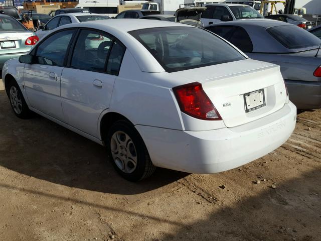 1G8AJ52F94Z191641 - 2004 SATURN ION LEVEL WHITE photo 3