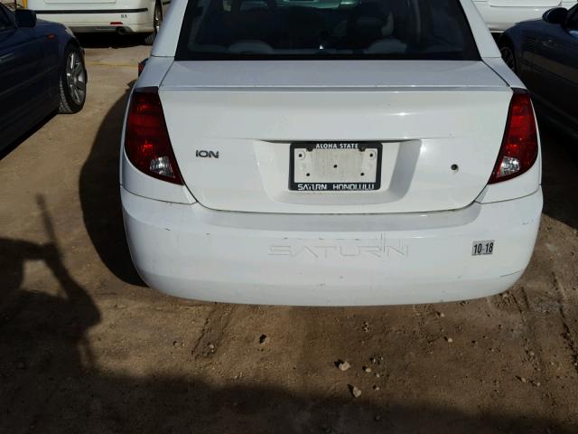 1G8AJ52F94Z191641 - 2004 SATURN ION LEVEL WHITE photo 9
