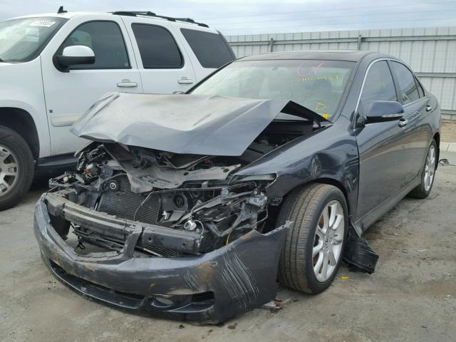 JH4CL96977C006027 - 2007 ACURA TSX CHARCOAL photo 2