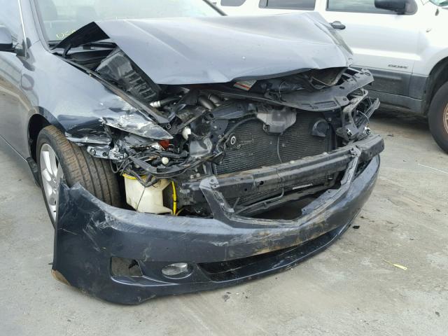 JH4CL96977C006027 - 2007 ACURA TSX CHARCOAL photo 9