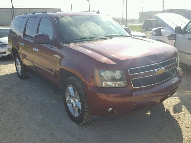 3GNFC16078G126501 - 2008 CHEVROLET SUBURBAN C MAROON photo 1