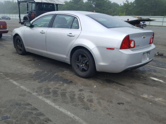 1G1ZG57B294172536 - 2009 CHEVROLET MALIBU LS SILVER photo 3