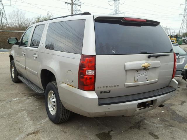 3GNGK26K07G144321 - 2007 CHEVROLET SUBURBAN SILVER photo 3