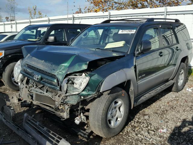 JTEBT14R930007009 - 2003 TOYOTA 4RUNNER SR GREEN photo 2