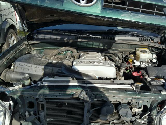 JTEBT14R930007009 - 2003 TOYOTA 4RUNNER SR GREEN photo 7