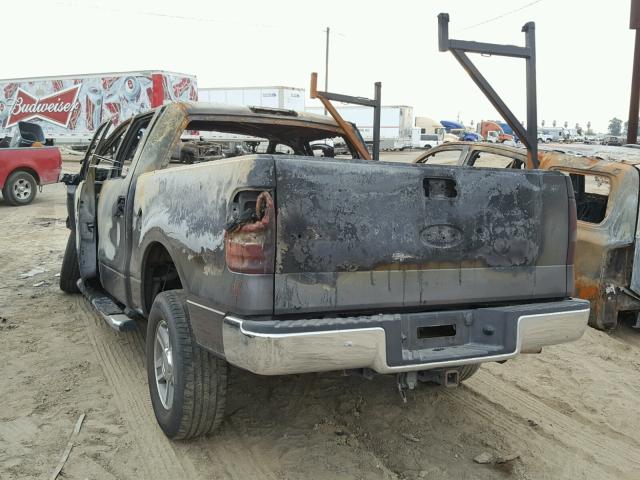 1FTPW12517KB22151 - 2007 FORD F150 SUPER CHARCOAL photo 3