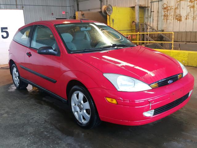 3FAFP31312R239985 - 2002 FORD FOCUS ZX3 RED photo 1