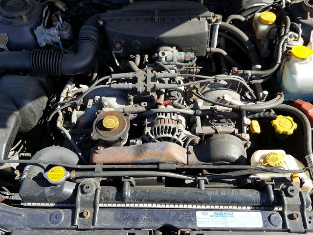 JF1SF65551H732387 - 2001 SUBARU FORESTER S BLUE photo 7
