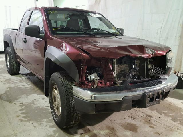 1GCDT19E478185890 - 2007 CHEVROLET COLORADO RED photo 1