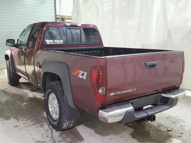 1GCDT19E478185890 - 2007 CHEVROLET COLORADO RED photo 3