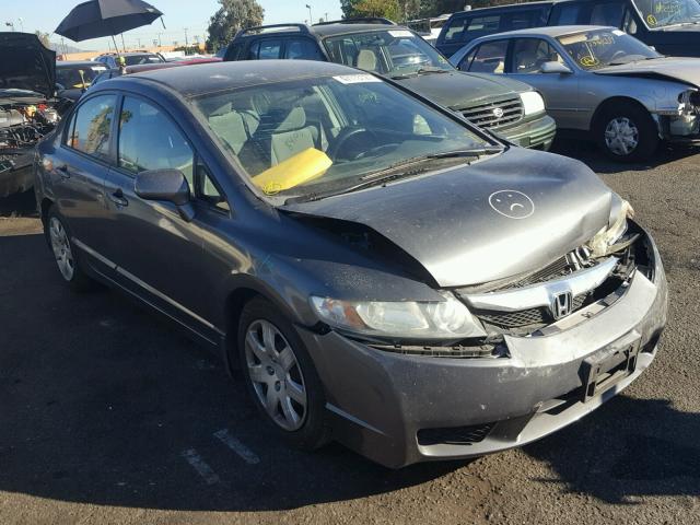 2HGFA16559H525002 - 2009 HONDA CIVIC LX CHARCOAL photo 1